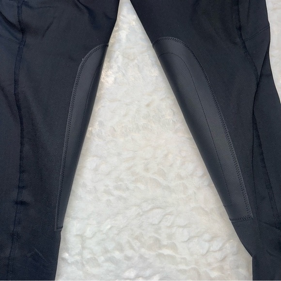 Kerrits Fleece Lite II Knee Patch Tight Women's XL Black USA Made NWT - Picture 3 of 7